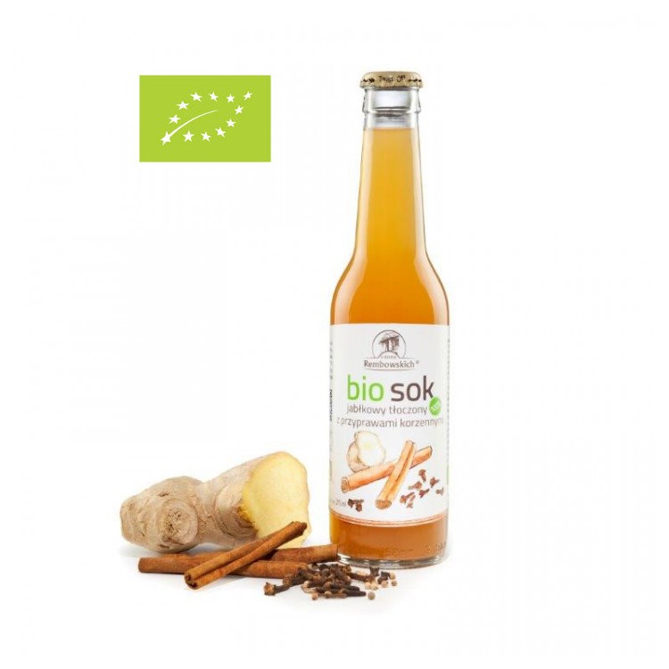Bio sok jabłkowy z przyprawami korzennymi 275 ml Bio sok jabłkowy z przyprawami korzennymi 275 ml