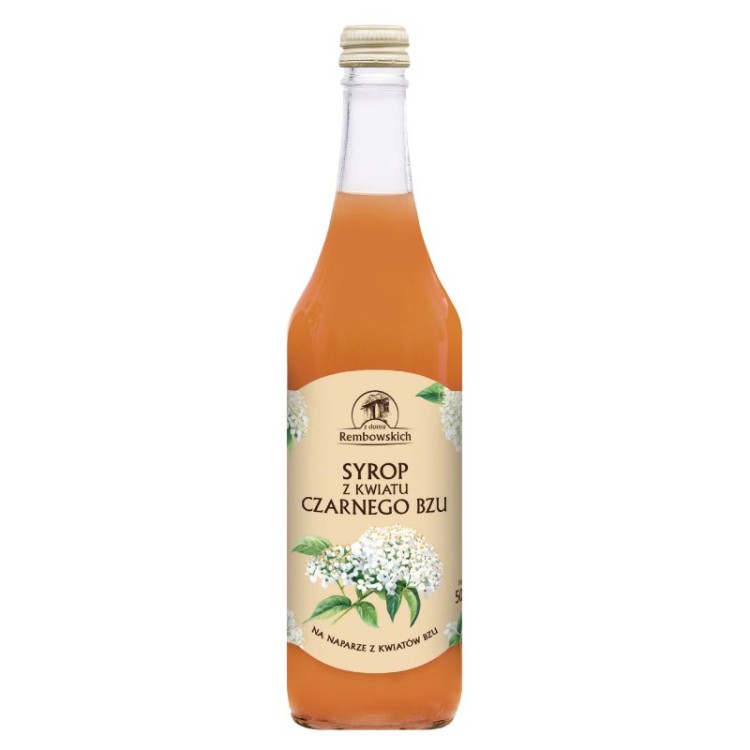 Syrop z kwiatu bzu czarnego 500 ml