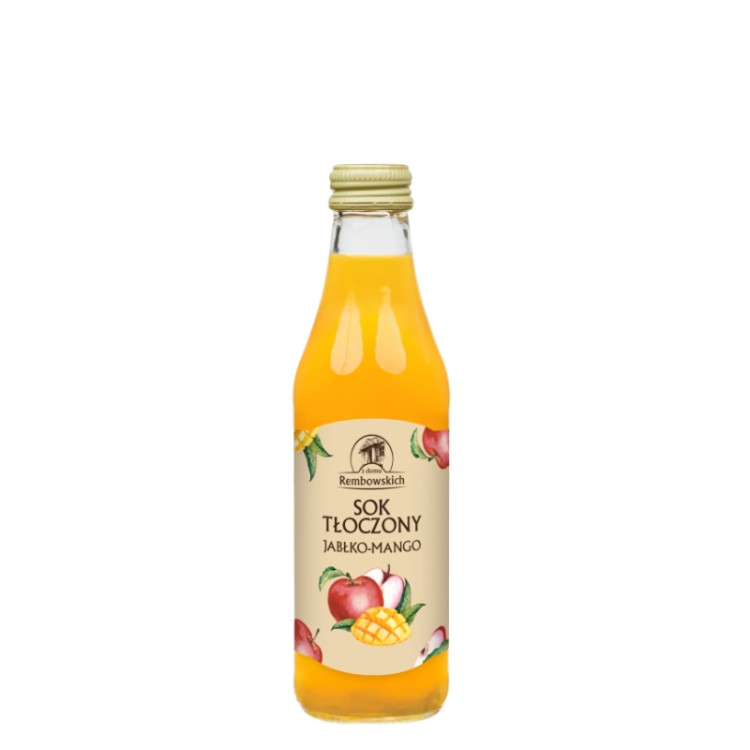 Sok tłoczony jabłko mango 250 ml Sok tłoczony jabłko mango 250 ml